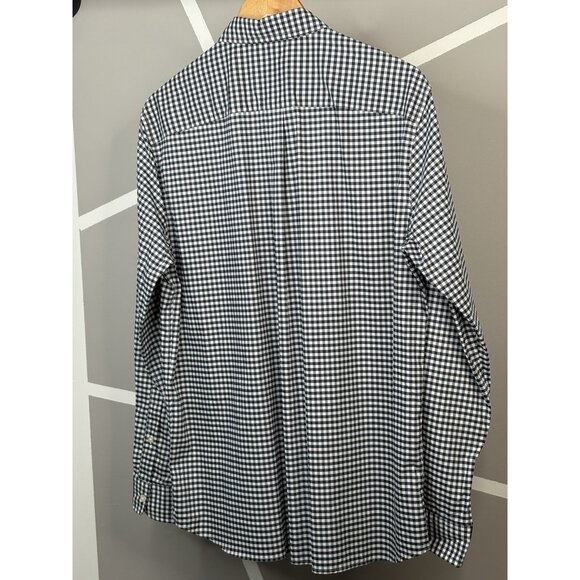 Vineyard Vines OTG On The Go Brrr Black Gingham Shirt Mens M Performance Stretch - Picture 2 of 13